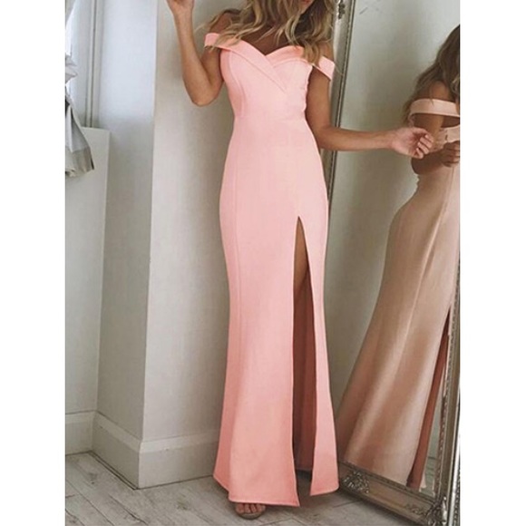 🍍 Women’s Off The Shoulder Elegant Evening Gown - Picture 8 of 10